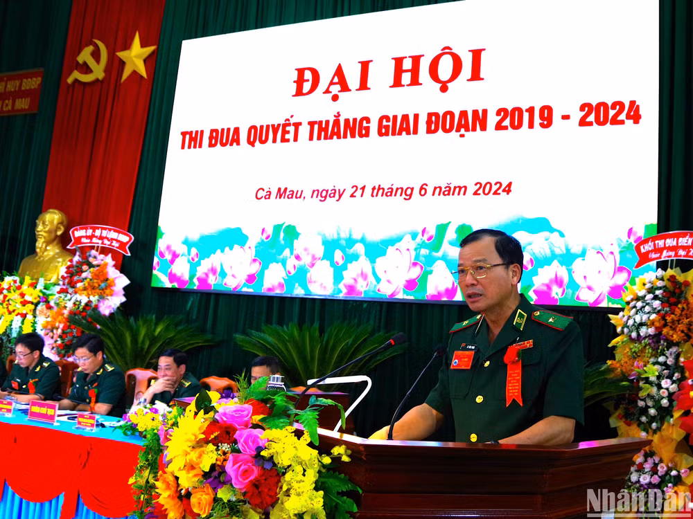 Thiếu tướng Lê Văn Phúc, Phó Tư lệnh Bộ đội Biên phòng phát biểu chỉ đạo tại Đại hội. Thiếu tướng Lê Văn Phúc, Phó Tư lệnh Bộ đội Biên phòng phát biểu chỉ đạo tại Đại hội.