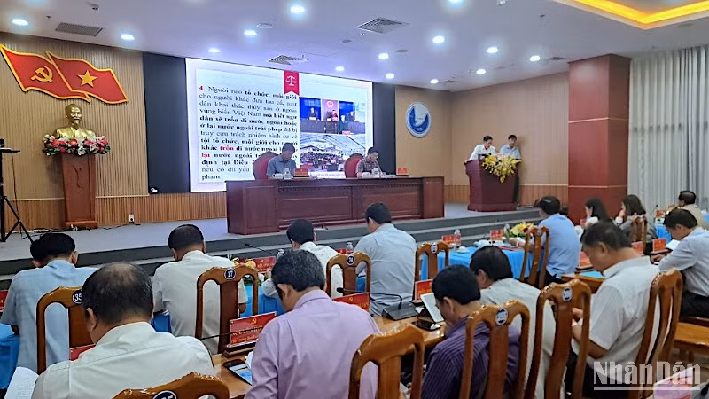 Cà Mau tổ chức hội nghị quán triệt Nghị quyết số 04/2024/NQ-HĐTP của Hội đồng thẩm phán Toà án nhân dân tối cao.