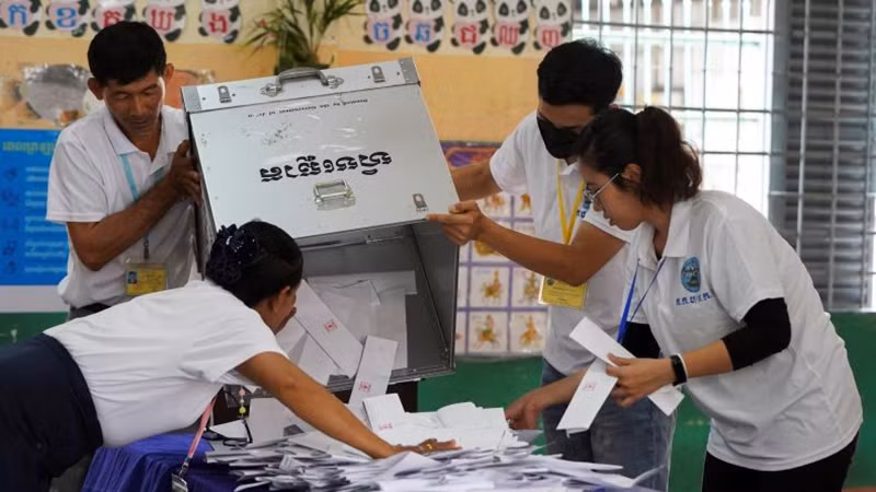 Bầu cử Quốc hội Campuchia được đánh giá là tự do và minh bạch 