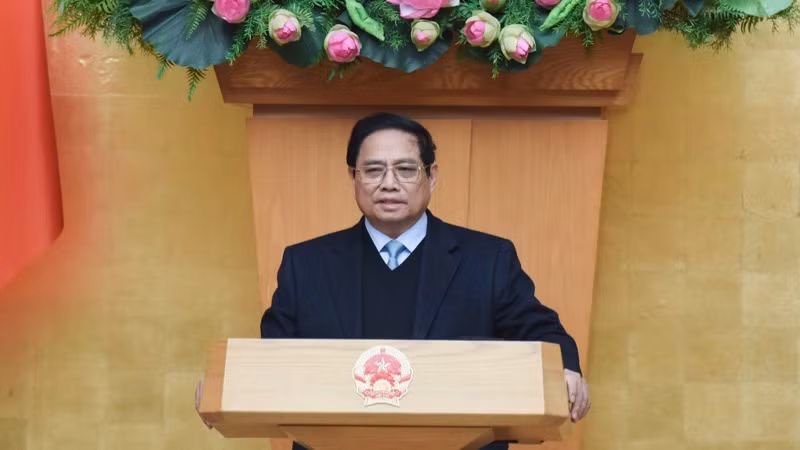 Thủ tướng Phạm Minh Chính phát biểu ý kiến tại phiên họp (Ảnh: TRẦN HẢI). Thủ tướng Phạm Minh Chính phát biểu ý kiến tại phiên họp (Ảnh: TRẦN HẢI).