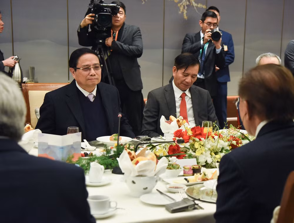 Thủ tướng Chính phủ Phạm Minh Chính phát biểu ý kiến. (Ảnh: TRẦN HẢI) Thủ tướng Chính phủ Phạm Minh Chính phát biểu ý kiến. (Ảnh: TRẦN HẢI)