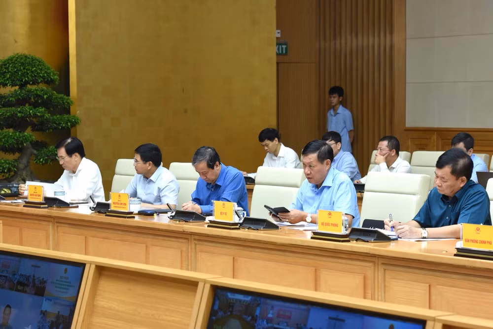 Đại diện lãnh đạo các bộ, ngành Trung ương tham dự Hội nghị. (Ảnh: Trần Hải) Đại diện lãnh đạo các bộ, ngành Trung ương tham dự Hội nghị. (Ảnh: Trần Hải)