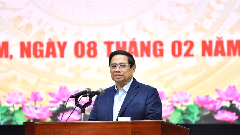 Thủ tướng Phạm Minh Chính phát biểu ý kiến chỉ đạo tại cuộc làm việc với Ban Thường vụ Tỉnh ủy Quảng Nam. (Ảnh: THANH GIANG) Thủ tướng Phạm Minh Chính phát biểu ý kiến chỉ đạo tại cuộc làm việc với Ban Thường vụ Tỉnh ủy Quảng Nam. (Ảnh: THANH GIANG)