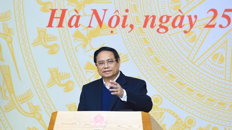 Thủ tướng Phạm Minh Chính phát biểu ý kiến tại Phiên họp. (Ảnh: TRẦN HẢI) Thủ tướng Phạm Minh Chính phát biểu ý kiến tại Phiên họp. (Ảnh: TRẦN HẢI)