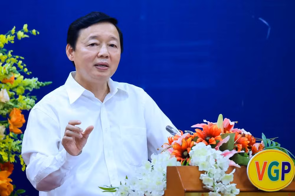 Phó Thủ tướng Trần Hồng Hà phát biểu ý kiến chỉ đạo (Ảnh: VGP). Phó Thủ tướng Trần Hồng Hà phát biểu ý kiến chỉ đạo (Ảnh: VGP).
