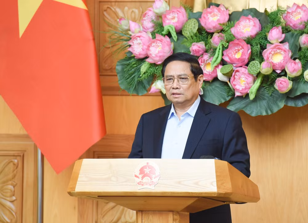 Thủ tướng Phạm Minh Chính phát biểu ý kiến tại phiên họp (Ảnh: Trần Hải). Thủ tướng Phạm Minh Chính phát biểu ý kiến tại phiên họp (Ảnh: Trần Hải).