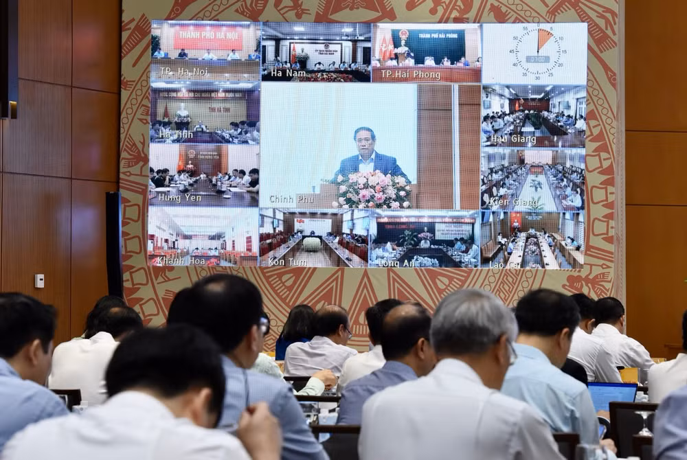 Hội nghị được truyền trực tuyến tới trụ sở 63 Ủy ban nhân dân các tỉnh, thành phố trực thuộc Trung ương.