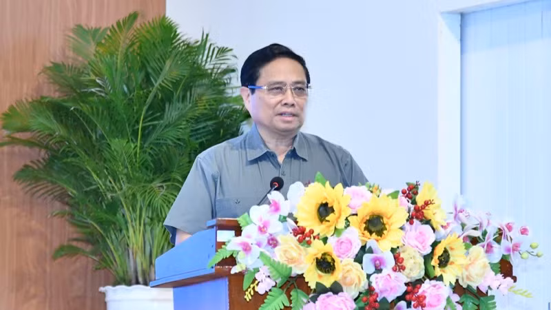 Thủ tướng Phạm Minh Chính phát biểu ý kiến tại cuộc tiếp xúc cử tri ở huyện Cờ Đỏ, thành phố Cần Thơ (Ảnh: THANH GIANG). Thủ tướng Phạm Minh Chính phát biểu ý kiến tại cuộc tiếp xúc cử tri ở huyện Cờ Đỏ, thành phố Cần Thơ (Ảnh: THANH GIANG).