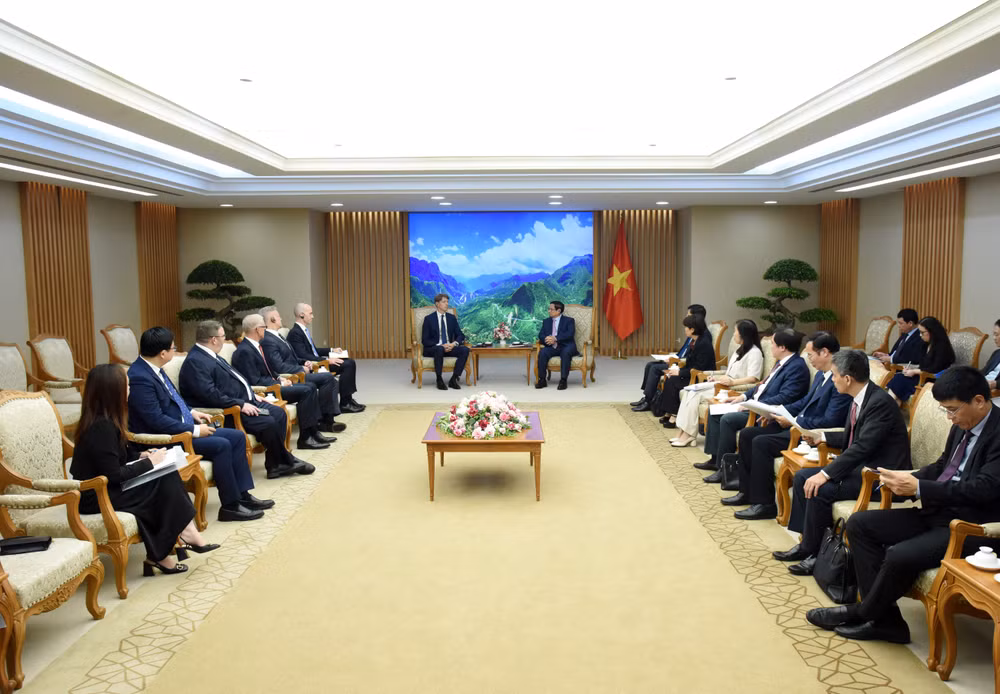 Quang cảnh buổi tiếp. (Ảnh: Trần Hải) Quang cảnh buổi tiếp. (Ảnh: Trần Hải)