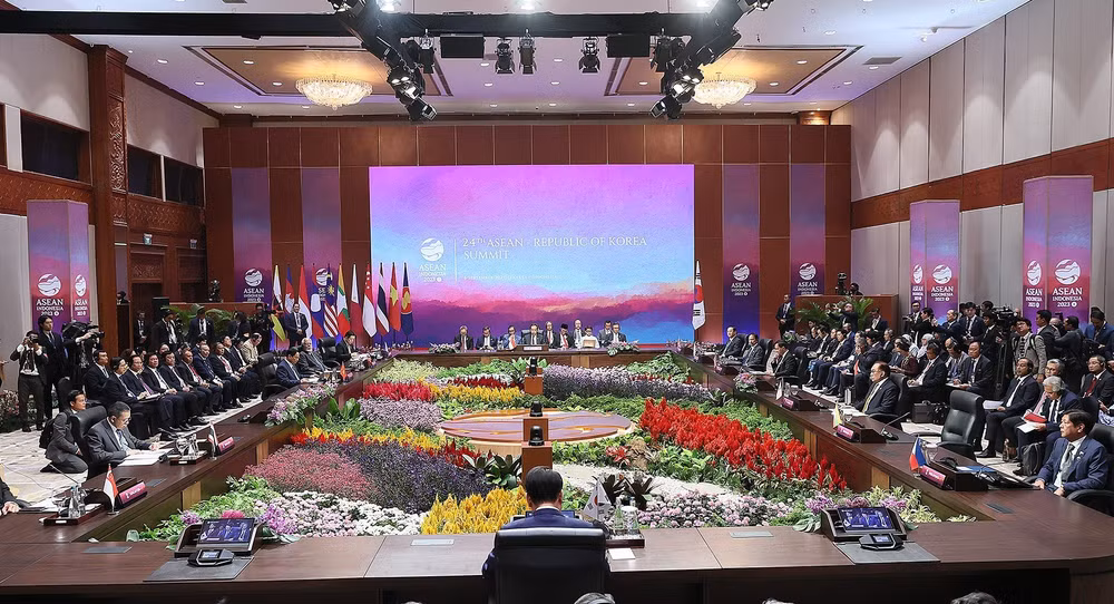 Quang cảnh Hội nghị Cấp cao ASEAN - Hàn Quốc lần thứ 24. (Ảnh: Tuấn Anh)