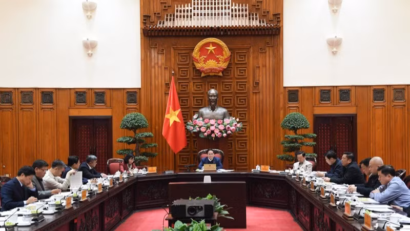 Quang cảnh cuộc họp. (Ảnh: TRẦN HẢI)