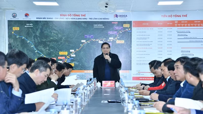Quang cảnh cuộc họp. (Ảnh: THANH GIANG)