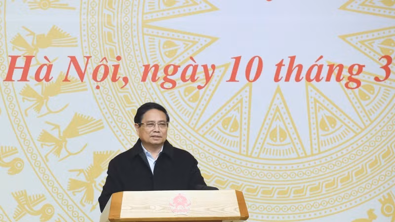 Thủ tướng Phạm Minh Chính phát biểu ý kiến tại Phiên họp. (Ảnh: TRẦN HẢI) Thủ tướng Phạm Minh Chính phát biểu ý kiến tại Phiên họp. (Ảnh: TRẦN HẢI)