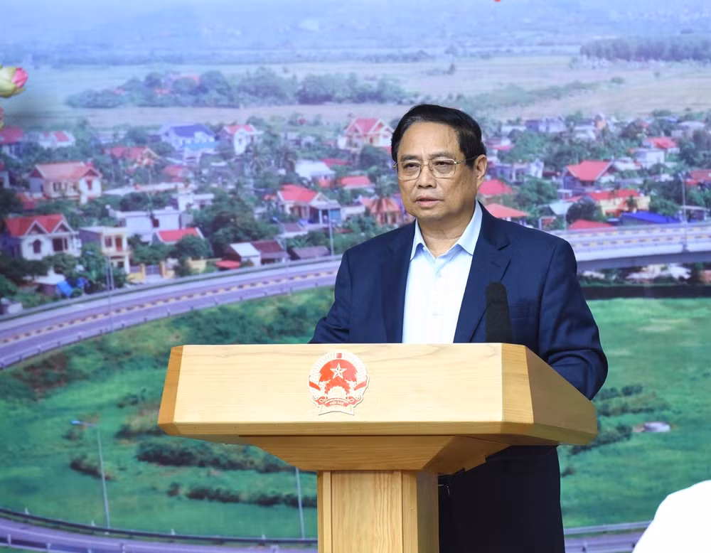 Thủ tướng Phạm Minh Chính phát biểu ý kiến tại Phiên họp. (Ảnh: Trần Hải)