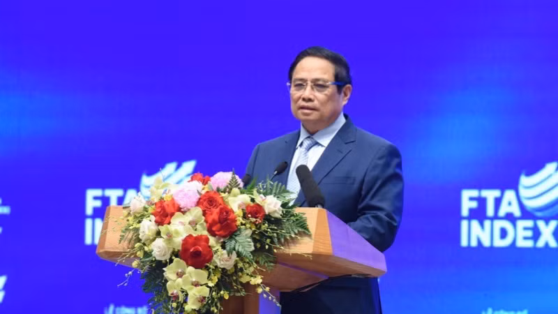Thủ tướng Phạm Minh Chính phát biểu ý kiến tại buổi lễ (Ảnh: TRẦN HẢI). Thủ tướng Phạm Minh Chính phát biểu ý kiến tại buổi lễ (Ảnh: TRẦN HẢI).