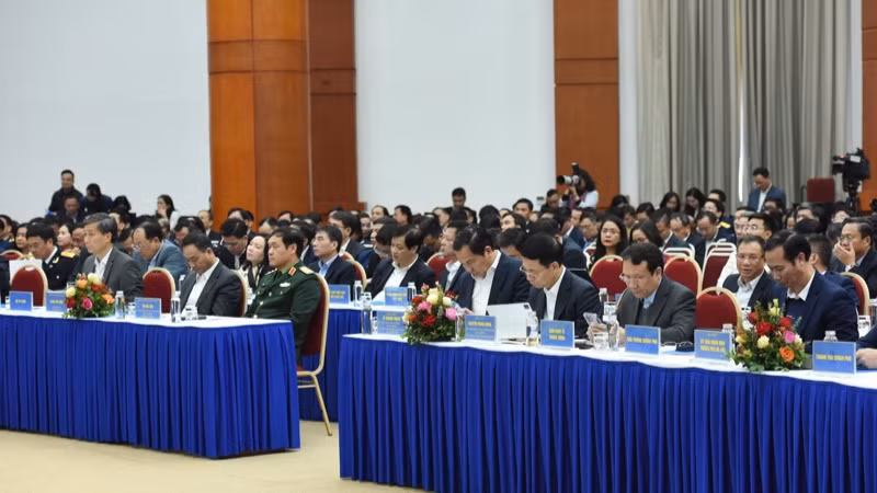 Các đại biểu tham dự Hội nghị. (Ảnh: TRẦN HẢI) Các đại biểu tham dự Hội nghị. (Ảnh: TRẦN HẢI)