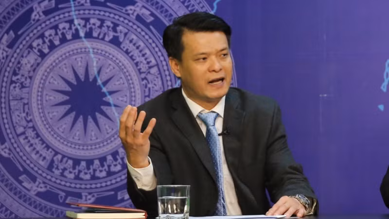 TS Nguyễn Văn Đáng trao đổi tại Tọa đàm. (Ảnh: VGP)