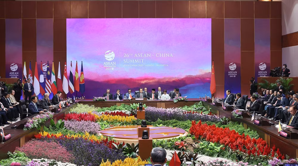 Quang cảnh Hội nghị Cấp cao ASEAN - Trung Quốc lần thứ 26. (Ảnh: Dương Giang)
