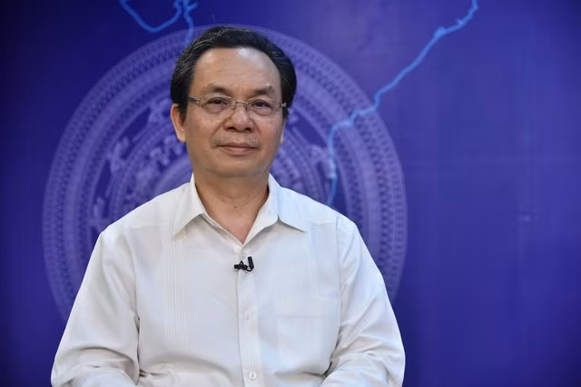 GS, TS Hoàng Văn Cường, đại biểu Quốc hội, Phó Hiệu trưởng Đại học Kinh tế Quốc dân tại buổi Tọa đàm (Ảnh: VGP)