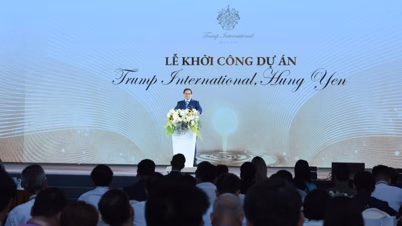 Thủ tướng Phạm Minh Chính phát biểu tại sự kiện (Ảnh: TRẦN HẢI). Thủ tướng Phạm Minh Chính phát biểu tại sự kiện (Ảnh: TRẦN HẢI).