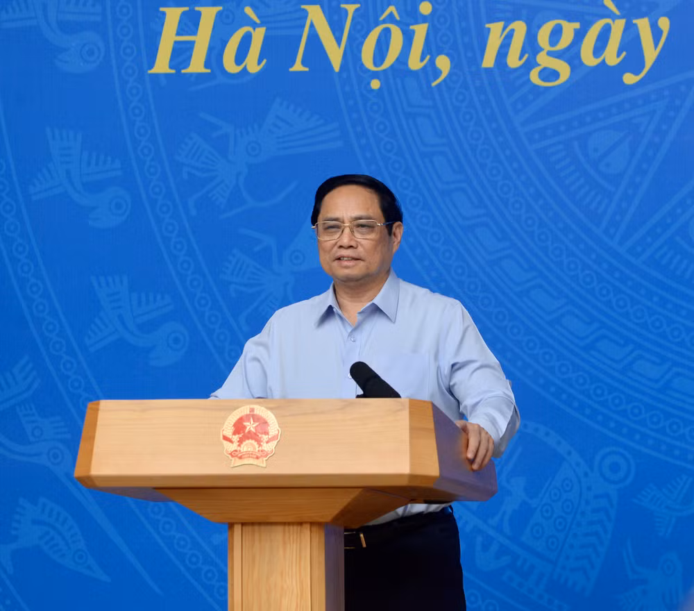 Thủ tướng Phạm Minh Chính phát biểu ý kiến tại Phiên họp.