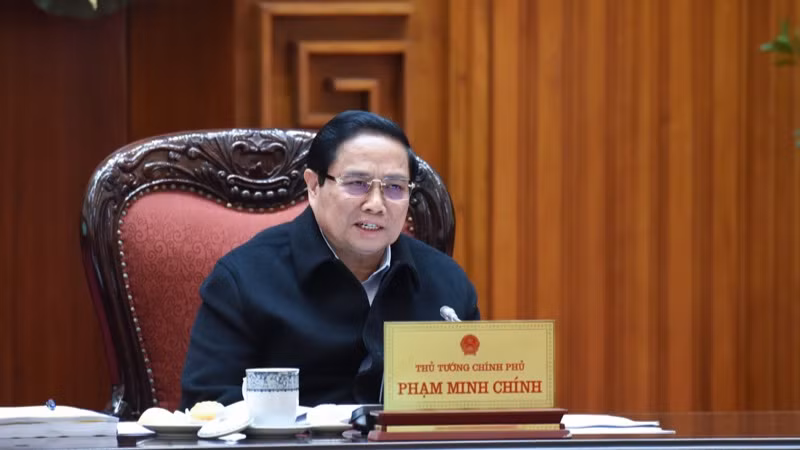 Thủ tướng Phạm Minh Chính phát biểu ý kiến chỉ đạo Phiên họp (Ảnh:TRẦN HẢI). Thủ tướng Phạm Minh Chính phát biểu ý kiến chỉ đạo Phiên họp (Ảnh:TRẦN HẢI).