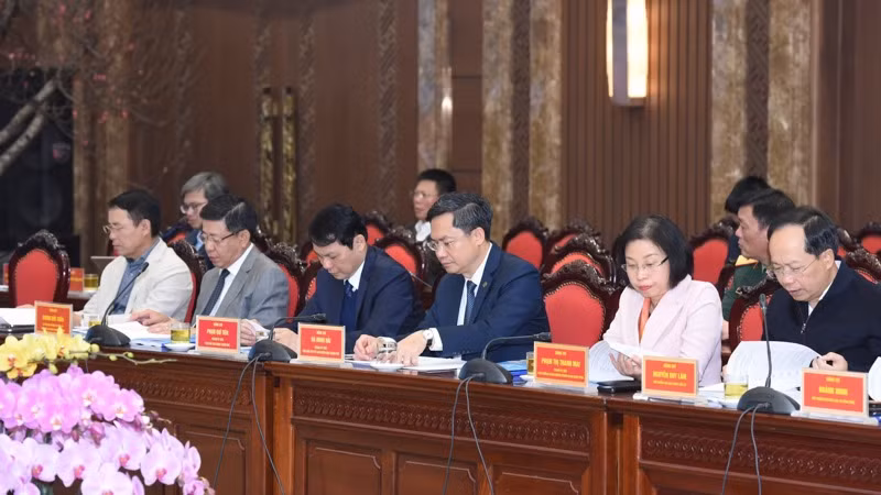 Các đại biểu tham dự Hội nghị. (Ảnh: TRẦN HẢI) Các đại biểu tham dự Hội nghị. (Ảnh: TRẦN HẢI)