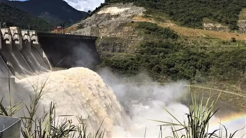 Hồ chứa thủy điện Khe Bố, xã Tam Quang, huyện Tương Dương. (Nguồn: Chi cục Thủy lợi Nghệ An)