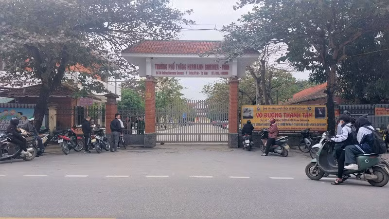 Trường phổ thông Hermann Gmeiner, nơi xảy ra vụ tai nạn.