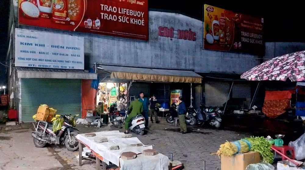 Chợ Đước, nơi xảy ra vụ hỏa hoạn. Chợ Đước, nơi xảy ra vụ hỏa hoạn.