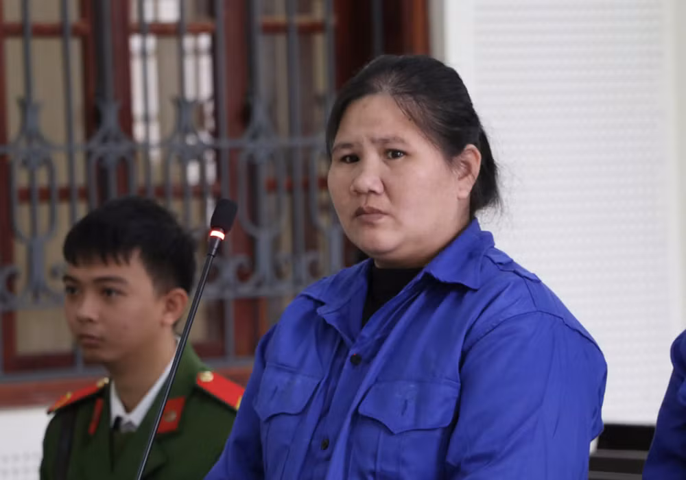 Bị cáo Lữ Thị Tuyên.