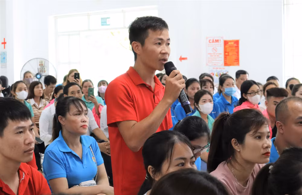 Các nội dung liên quan đến bảo hiểm và chính sách cải cách tiền lương, nhà ở xã hội nhận được sự quan tâm lớn của các công nhân lao động.
