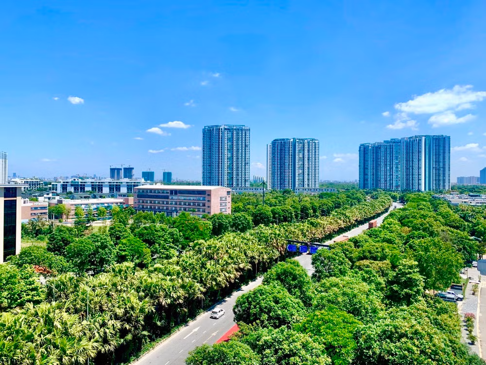 Một góc đô thị Ecopark Văn Giang, Hưng Yên. Nguồn: Báo Hưng Yên
