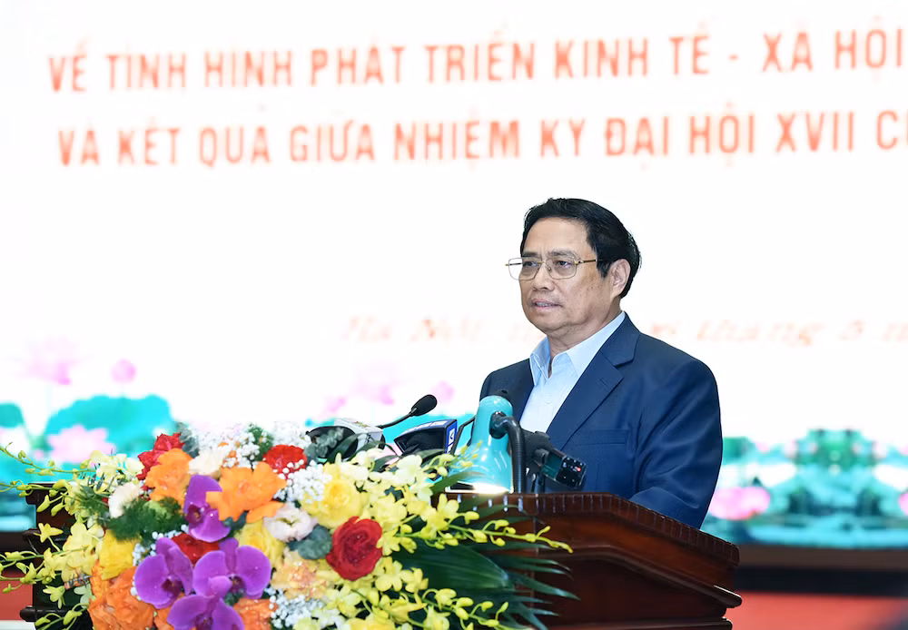 Thủ tướng Phạm Minh Chính kết luận buổi làm việc.