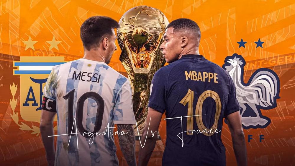 Argentina và Pháp đều từng 2 lần vô địch World Cup với 2 ngôi sao đại diện trong biểu tượng đội bóng. (Ảnh: KhelNow)