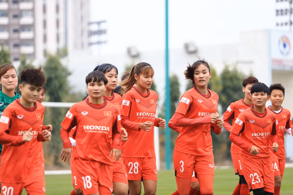 Đội tuyển nữ Việt Nam lần đầu tiên đến với World Cup nữ 2023. (Ảnh: VFF)