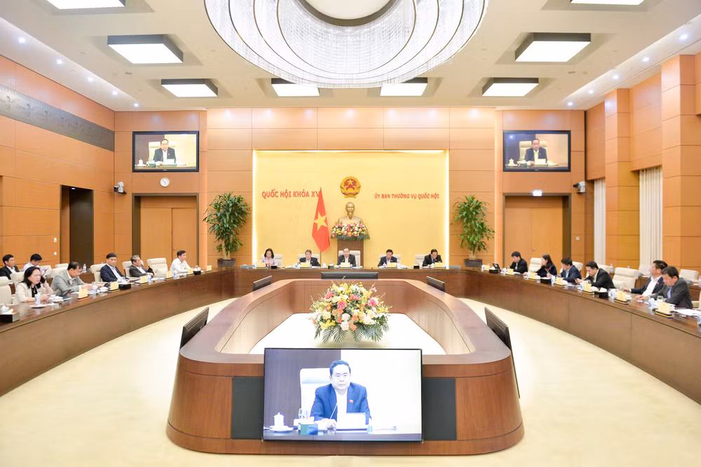 Quang cảnh phiên họp. (Ảnh: Duy Linh)