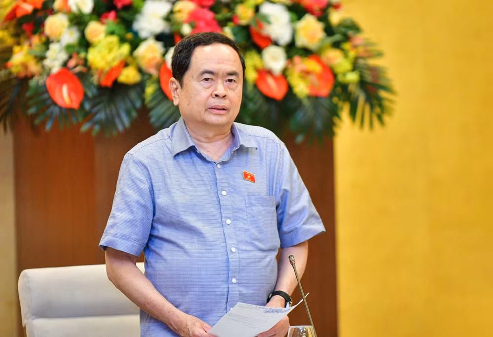 Phó Chủ tịch Thường trực Quốc hội Trần Thanh Mẫn phát biểu ý kiến tại cuộc họp. (Ảnh: Đăng Anh) Phó Chủ tịch Thường trực Quốc hội Trần Thanh Mẫn phát biểu ý kiến tại cuộc họp. (Ảnh: Đăng Anh)