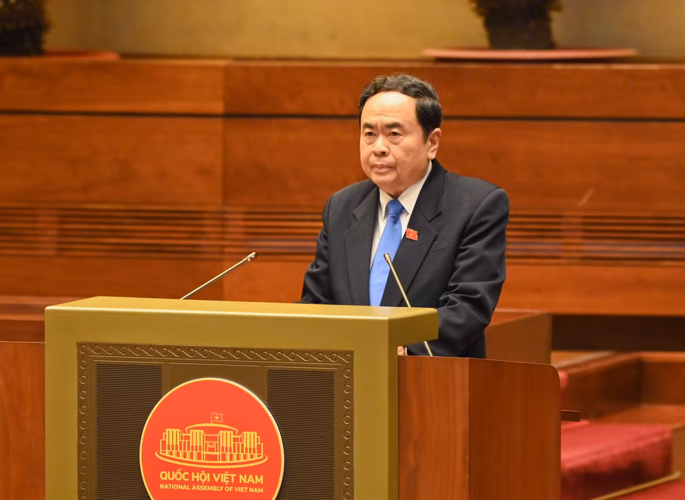 Phó Chủ tịch Thường trực Quốc hội Trần Thanh Mẫn phát động phong trào thi đua hướng tới kỷ niệm 80 năm ngày tổng tuyển cử đầu tiên bầu Quốc hội Việt Nam. (Ảnh: DUY LINH) Phó Chủ tịch Thường trực Quốc hội Trần Thanh Mẫn phát động phong trào thi đua hướng tới kỷ niệm 80 năm ngày tổng tuyển cử đầu tiên bầu Quốc hội Việt Nam. (Ảnh: DUY LINH)