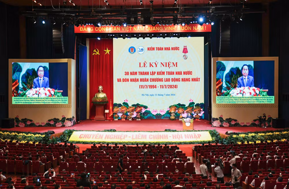 Quang cảnh lễ kỷ niệm. (Ảnh: DUY LINH)