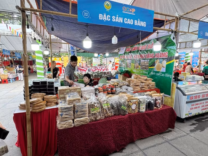 Đa dạng các sản phẩm OCOP.