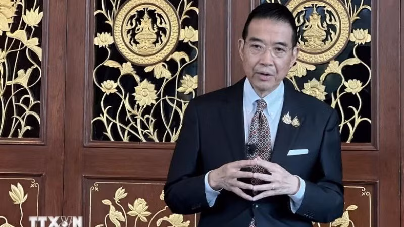 Bộ trưởng Ngoại giao Thái Lan Maris Sangiampongsa. (Ảnh: Đỗ Sinh/TTXVN)