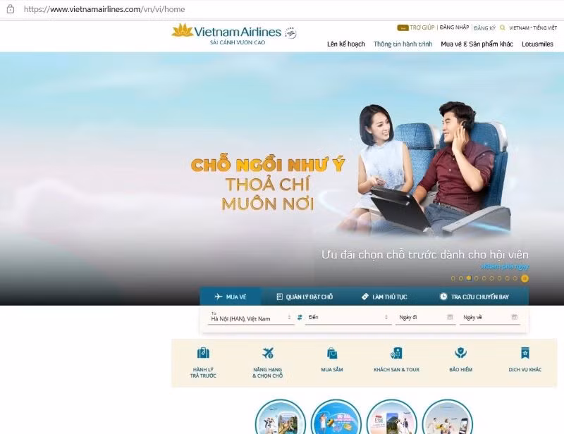 Chứng nhận bảo đảm thông tin của khách hàng giao dịch thẻ tín dụng trên các kênh thương mại điện tử của Vietnam Airlines được bảo vệ một cách an toàn, tránh rủi ro lừa đảo và vi phạm bảo mật.
