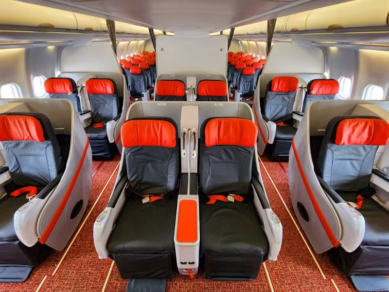 Nội thất máy bay A330. Nội thất máy bay A330.