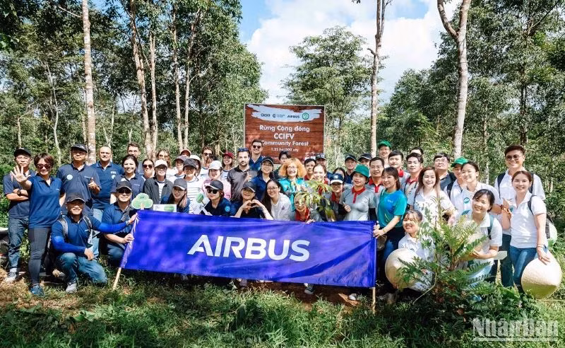 Airbus, CCIFV và Trung tâm Gaia khởi động dự án "Rừng cộng đồng" tại Khu Dự trữ sinh quyển Đồng Nai.