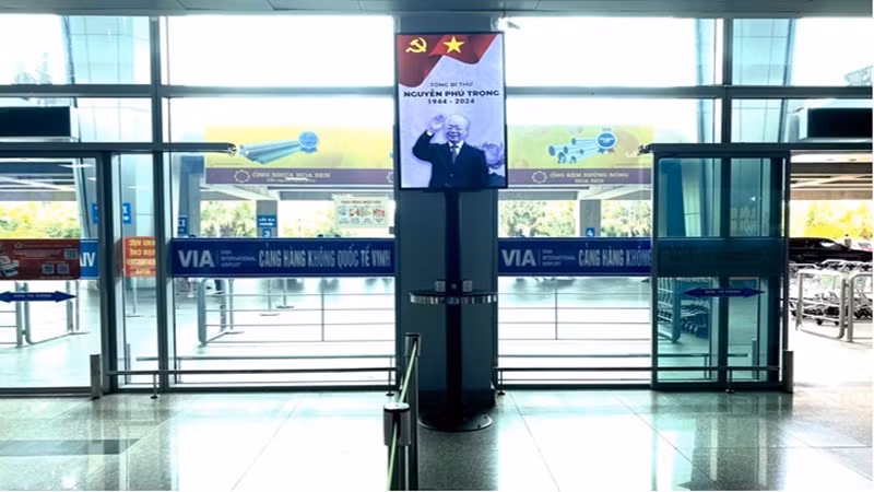 Cảng Hàng không quốc tế Vinh dừng các hoạt động vui chơi giải trí.