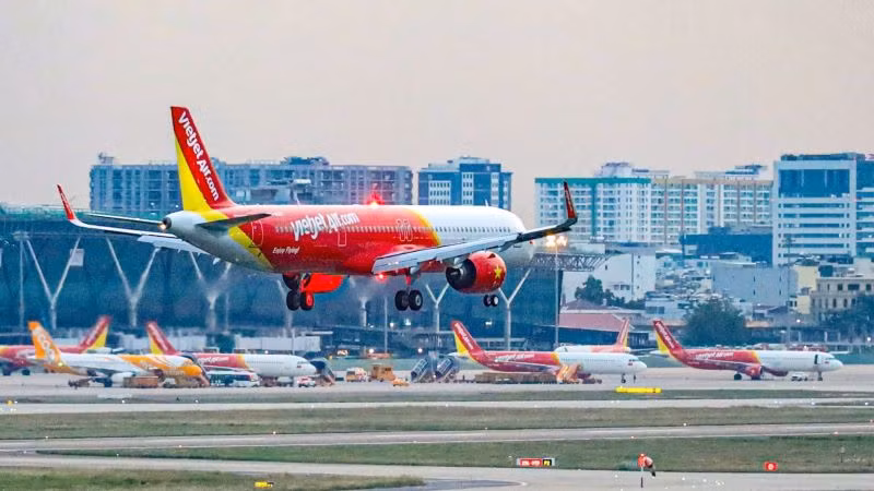 Hãng hàng không Vietjet mở thêm đường bay kết nối Hà Nội-Thượng Hải với chuyến bay đầu tiên cất cánh ngày 29/4/2025.