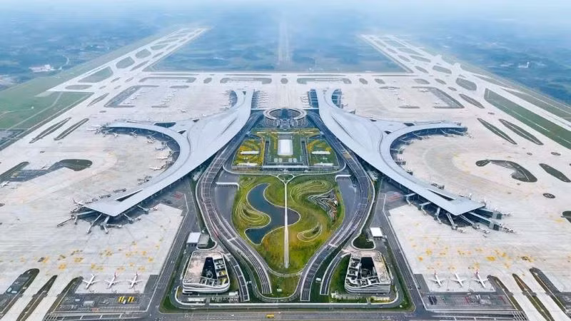 Sân bay quốc tế Thiên Phủ Thành Đô. Sân bay quốc tế Thiên Phủ Thành Đô.