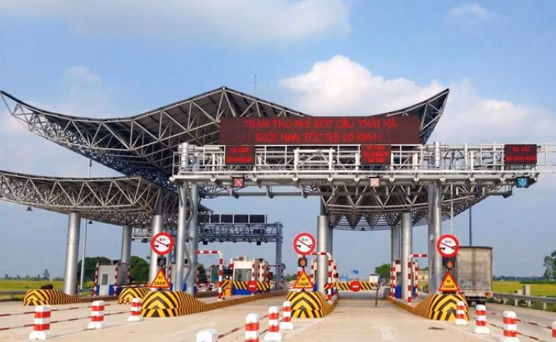 Lưu lượng xe và doanh thu thu phí cầu Thái Hà bị sụt giảm sau khi cầu Hưng Hà thông xe.
