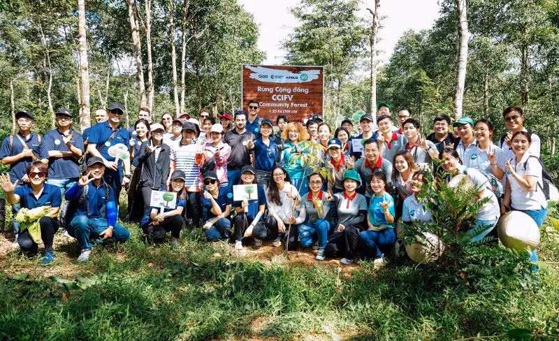Dự án đặt mục tiêu trồng 1,25 hec-ta rừng, tương đương 500 cây xanh, nhằm nâng cao nhận thức về hệ sinh thái, đóng góp cho sự phát triển bền vững Chính phủ Việt Nam đặt ra.